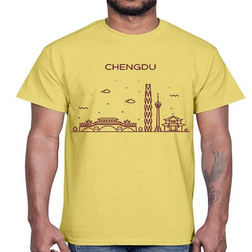 Chengdu 561#- cities- Cotton Tee