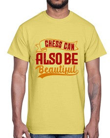 Chess can also be beautiful 65#- chess- Cotton Tee