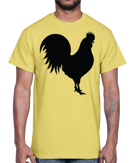 Chicken Silhouette 1#- chicken- Cotton Tee