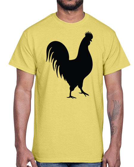 Chicken Silhouette 2#- chicken- Cotton Tee