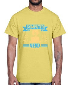 Computer Nerd 10#- computer- Cotton Tee