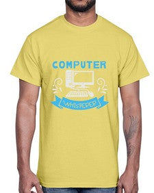Computer whisperer 53#- computer- Cotton Tee