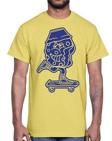 Cookies skating 75#- cartoon food- Cotton Tee