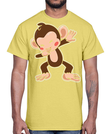 Dabbing Money 5#- monkey- Cotton Tee
