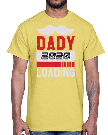 Dady Loading Style 70#- baby shower- Cotton Tee