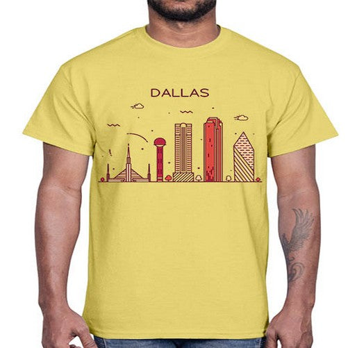 Dallas 646#- cities- Cotton Tee