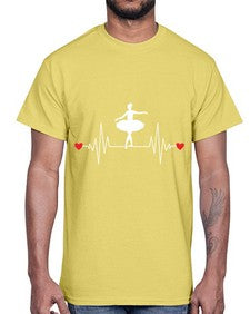 Dance girl heat beat dancing ballet 95#- ballet- Cotton Tee
