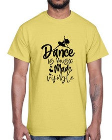 Dance is music made visible 99#- ballet- Cotton Tee