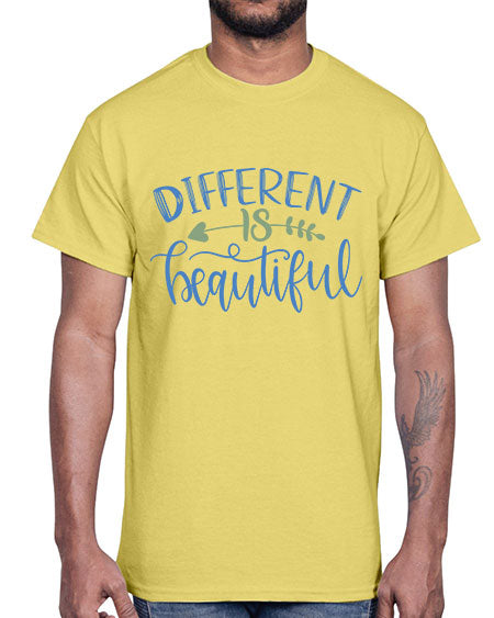 Different Is Beautiful 22#-  fashion- Cotton Tee