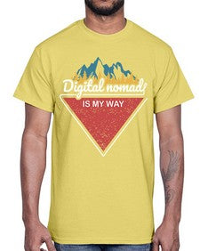 Digital Nomad is My Way 20#- internet- Cotton Tee