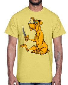 dog 107#- dogs- Cotton Tee