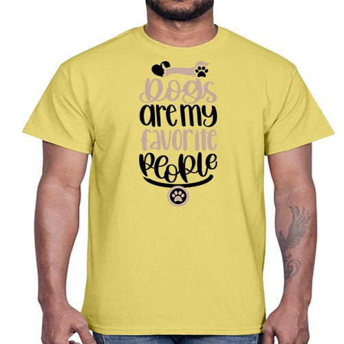 Dogs Are My Favorite People Style 23#- dogs- Cotton Tee