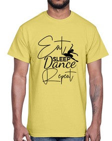 Eat sleep dance repeat 122#- ballet- Cotton Tee