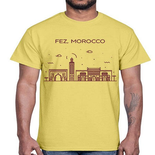 Fez 718#- cities- Cotton Tee