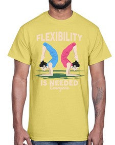 Flexibility is Needed 218#- yoga- Cotton Tee