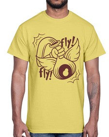 Fly 125#- cartoon general- Cotton Tee