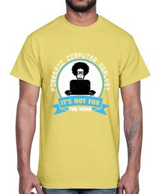 Forensic computer analyst 46#- computer- Cotton Tee
