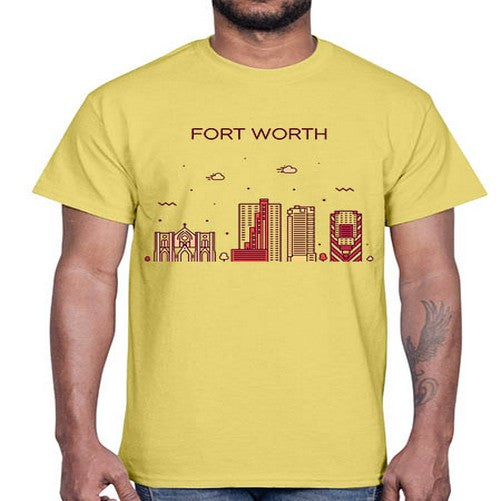 FortWorth 740#- cities- Cotton Tee