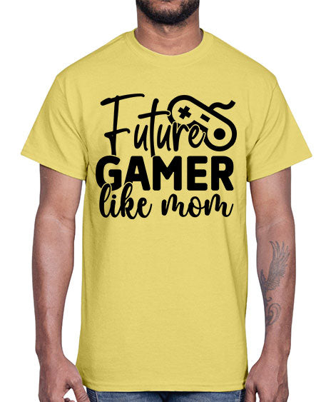 Future Gamer Like Mom 313#- kids- Cotton Tee