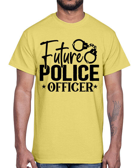 Future Police Officer 315#- kids- Cotton Tee