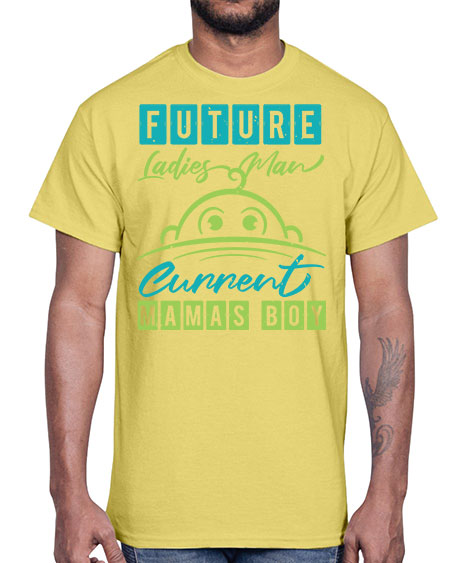 Future ladies man Style 80#- baby shower- Cotton Tee