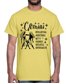 Gemini 217#- gemini- Cotton Tee