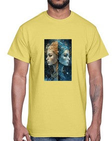 Gemini 56#- gemini- Cotton Tee