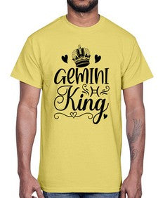 Gemini king 228#- gemini- Cotton Tee