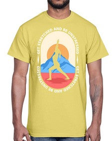 Get Stretched 225#- yoga- Cotton Tee