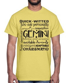 Gmini 567#- gemini- Cotton Tee