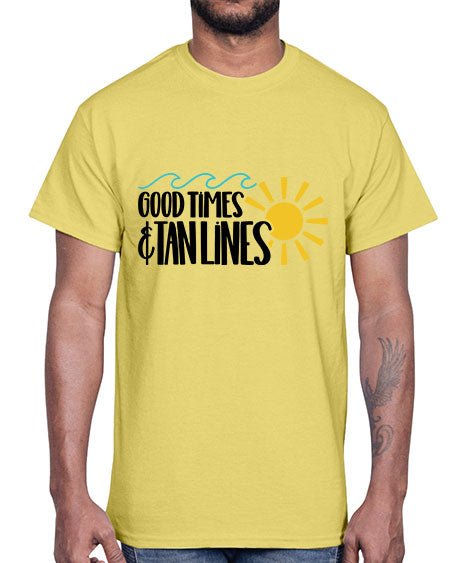 Good Times Tan Lines Style 43#- summer- Cotton Tee