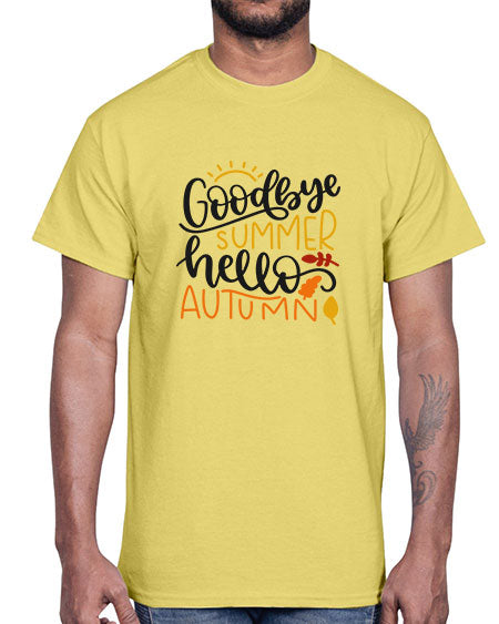 Goodbye summer hello autumn 99#- summer- Cotton Tee