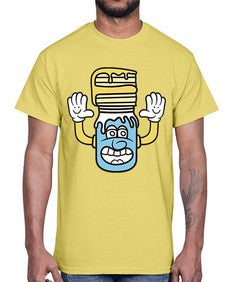 Happy me 136#- cartoon food- Cotton Tee