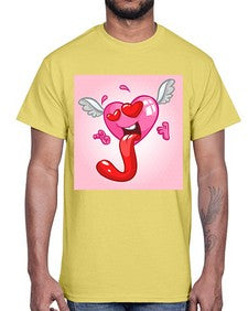 Heart 139#- cartoon general- Cotton Tee