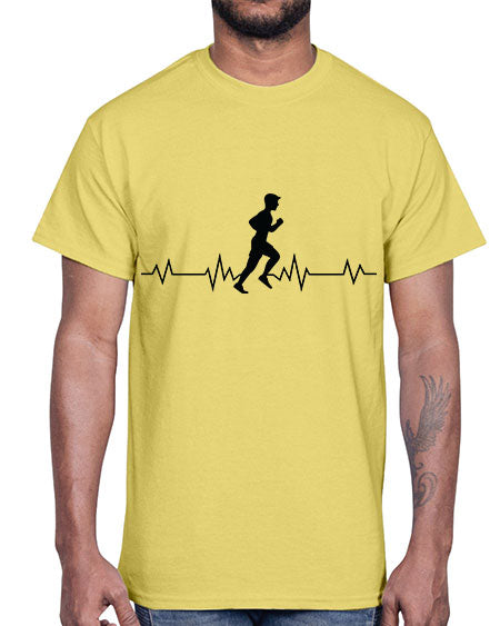 Heart Beat Runner- sports general- Cotton Tee