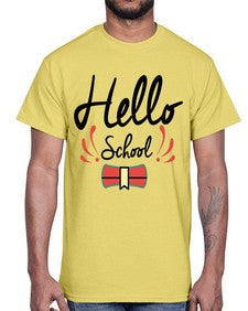 Hello School 319#- general school- Cotton Tee
