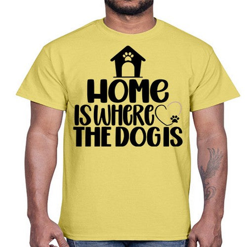 Home Is Where The Dogis Style 20#- dogs- Cotton Tee