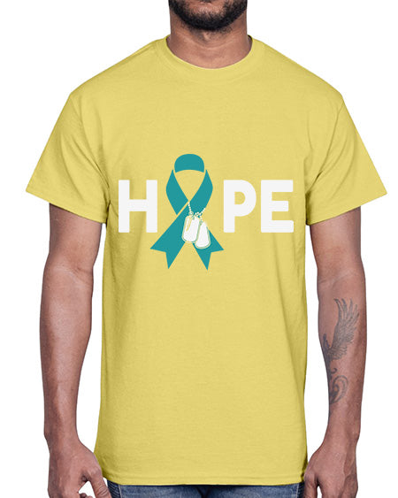 Hope PTSD Awareness Dog tag 21#- PTSD- Cotton Tee