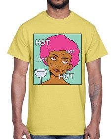 Hot 536#- art pop art- Cotton Tee