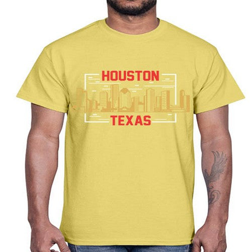 Houston 910#- cities- Cotton Tee