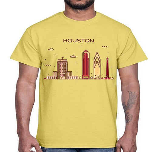 Houston 911#- cities- Cotton Tee