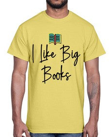 I Like Big Books 363#- librarian- Cotton Tee