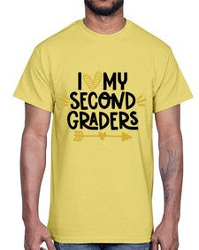 I Love My Second 367#- second grade- Cotton Tee