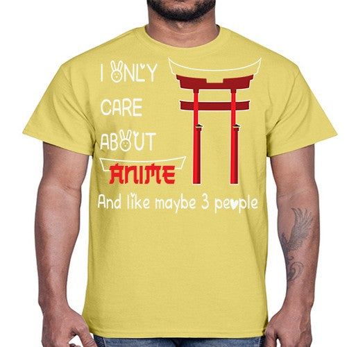 I Only Care About Anime Anime 240#- anime- Cotton Tee