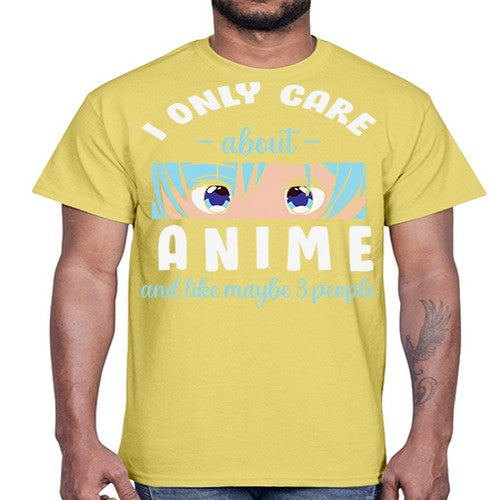 I Only Like People Anime Japanese 241#- anime- Cotton Tee