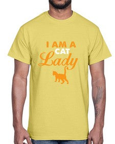 I am a cat lady- cats- Cotton Tee