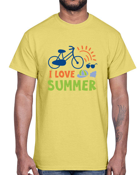 I love summer 92#- summer- Cotton Tee