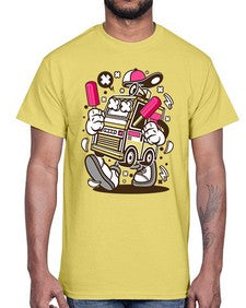 Ice Cream Truck 1173#- ice cream- Cotton Tee
