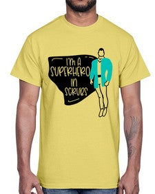 Im A Superhero In Scrubs Style Style 972#- nurse- Cotton Tee
