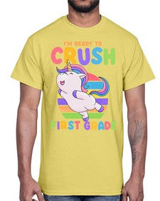 Im Ready to Crush first 387#- first grade- Cotton Tee